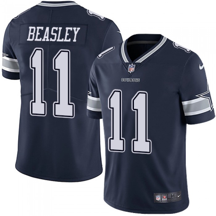 Nike Dallas Cowboys #11 Cole Beasley Navy Blue Team Color Men's Stitched NFL Vapor Untouchable Limited Jersey
