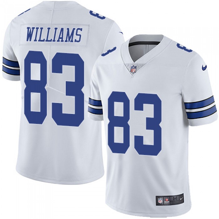 Nike Dallas Cowboys #83 Terrance Williams White Men's Stitched NFL Vapor Untouchable Limite Jersey