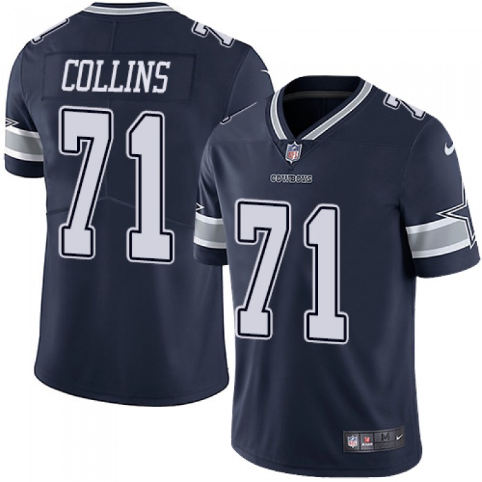 Nike Dallas Cowboys #71 La'el Collins Navy Blue Team Color Men's Stitched NFL Vapor Untouchable Limited Jersey