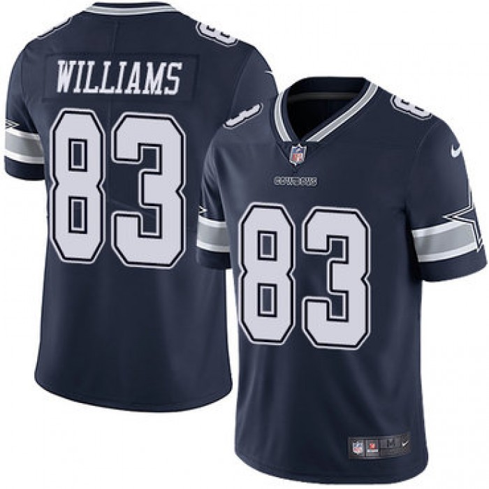 Nike v Cowboys #83 Terrance Williams Navy Blue Team Color Men's Stitched NFL Vapor Untouchable Limited Jersey