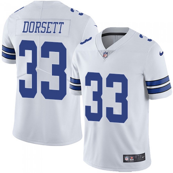 Nike Dallas Cowboys #33 Tony Dorsett White Men's Stitched NFL Vapor Untouchable Limited Jersey