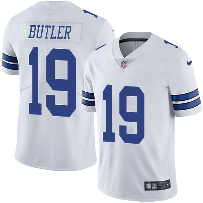 Nike Dallas Cowboys #19 Brice Butler White Men's Stitched NFL Vapor Untouchable Limited Jersey