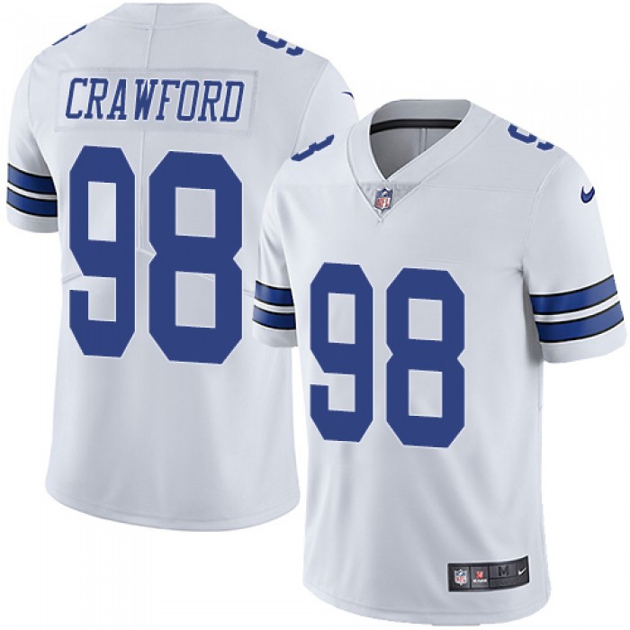 Nike Dallas Cowboys #98 Tyrone Crawford White Men's Stitched NFL Vapor Untouchable Limited Jersey