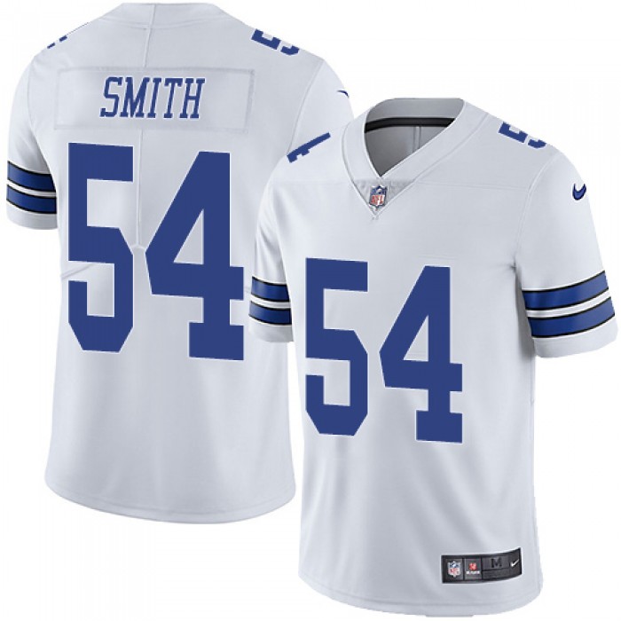 Nike Dallas Cowboys #54 Jaylon Smith White Men's Stitched NFL Vapor Untouchable Limited Jersey