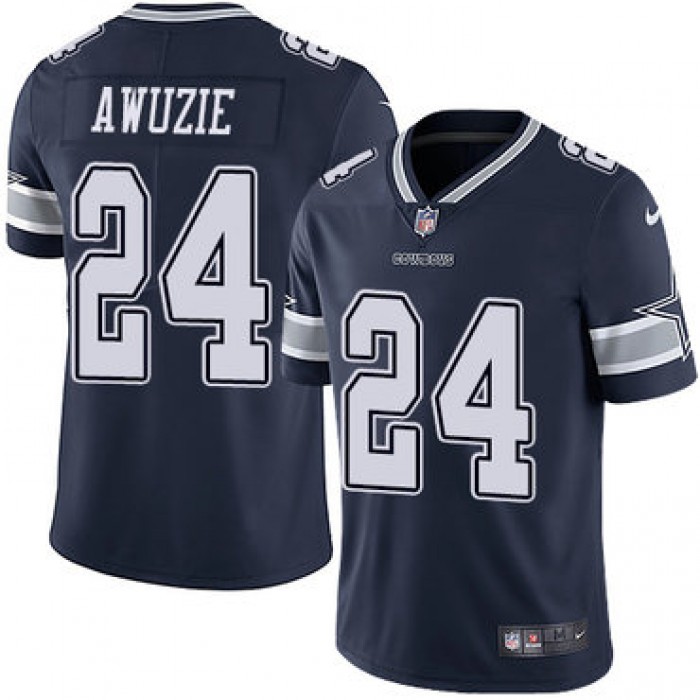 Nike Cowboys #24 Chidobe Awuzie Navy Blue Team Color Youth Stitched NFL Vapor Untouchable Limited Jersey