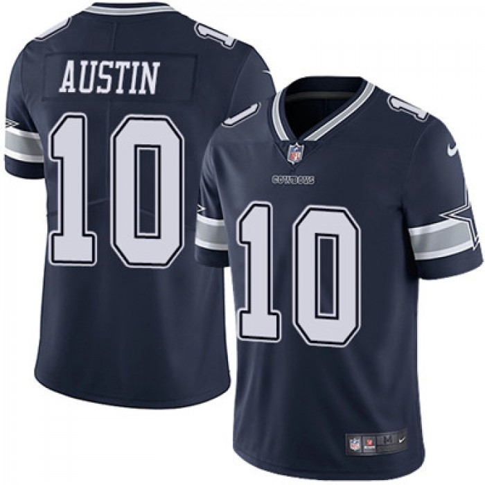Nike Dallas Cowboys #10 Tavon Austin Navy Blue Team Color Men's Stitched NFL Vapor Untouchable Limited Jersey