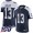 Nike Cowboys #13 Michael Gallup Navy Blue Thanksgiving Men's Stitched NFL 100th Season Vapor Throwback Limited Jersey