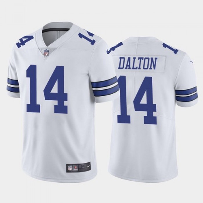 Men's Dallas Cowboys #14 Andy Dalton White 2020 NEW Vapor Untouchable Stitched NFL Nike Limited Jersey