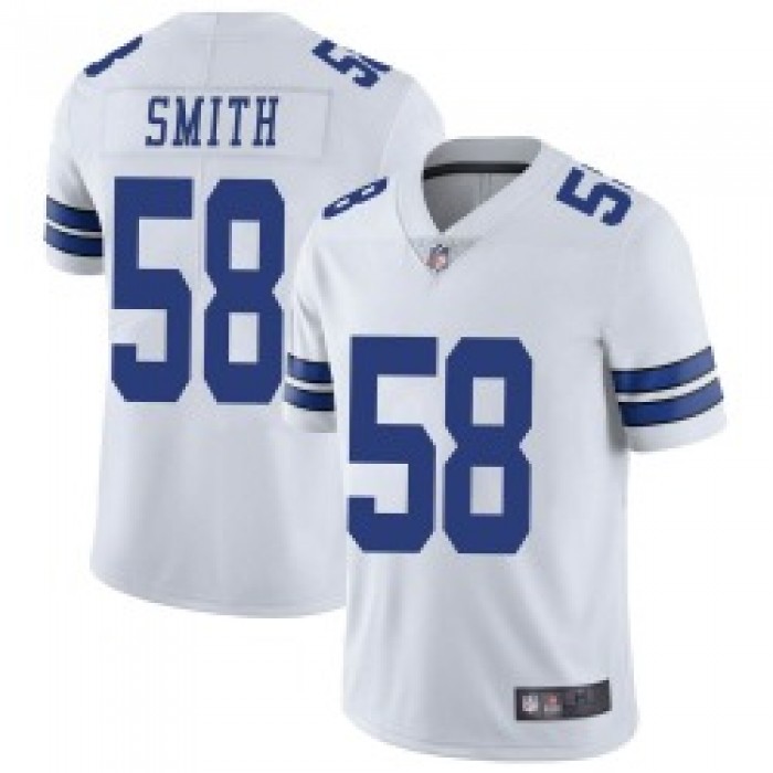 Men's Dallas Cowboys #58 Aldon Smith Limited White Vapor Untouchable Jersey