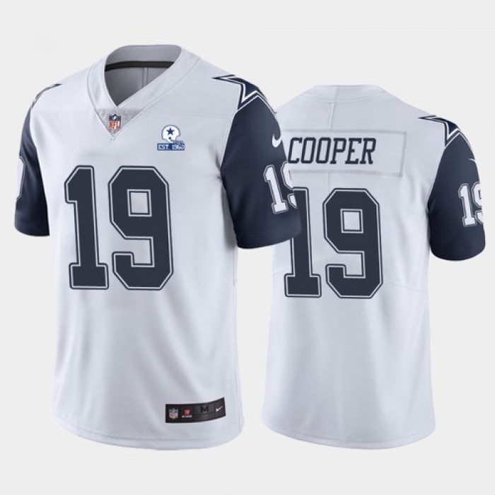Men's Dallas Cowboys #19 Amari Cooper Color Rush 60th Anniversary Vapor Untouchable Stitched NFL Nike Limited Jersey