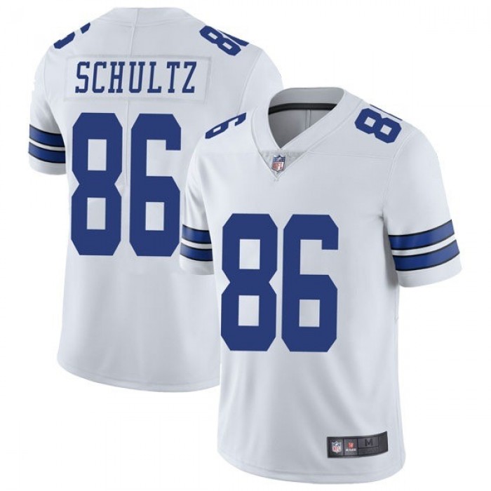 Men's Dallas Cowboys #86 Dalton Schultz White Vapor Untouchable Limited Stitched NFL Jersey