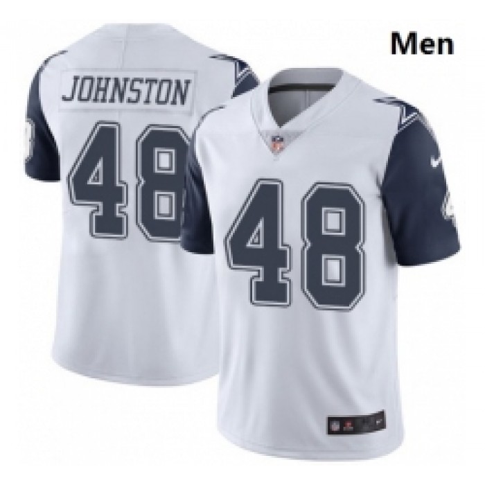 Men Dallas Cowboys Daryl Johnston 84 Nike Rush Limited Jersey