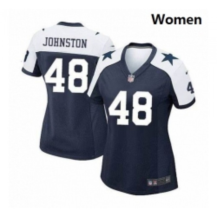 Women Dallas Cowboys #48 Daryl Johnston Nike Thanksgivens Limited Jersey
