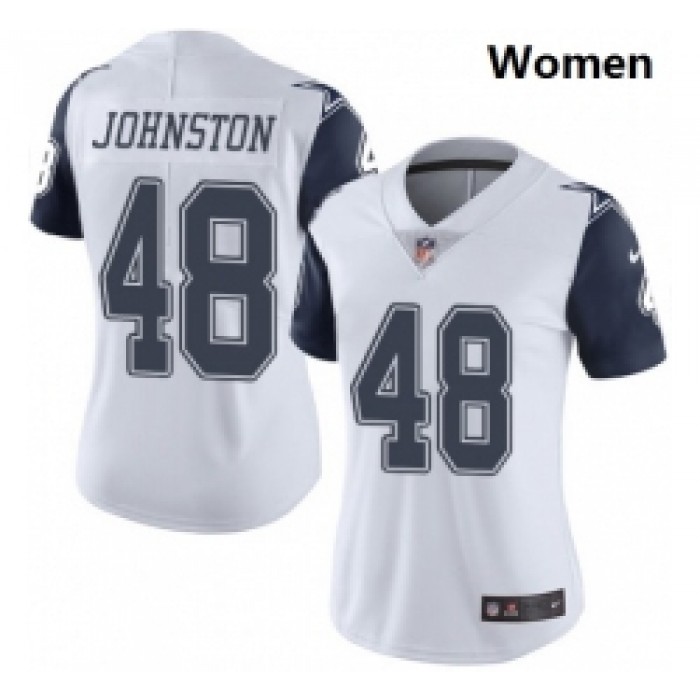 Women Dallas Cowboys #48 Daryl Johnston Nike Rush Limited Jersey