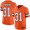Men's Denver Broncos #31 Justin Simmons Orange 2016 Color Rush Stitched NFL Nike Limited Jersey