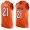 Men's Denver Broncos #21 Aqib Talib Orange Hot Pressing Player Name & Number Nike NFL Tank Top Jersey