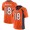 Nike Denver Broncos #18 Peyton Manning Orange Team Color Men's Stitched NFL Vapor Untouchable Limited Jersey