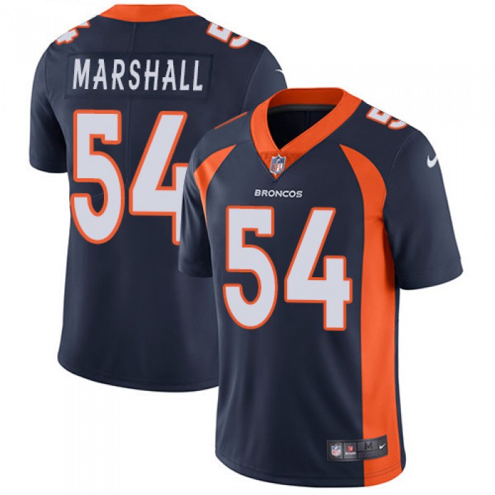 Nike Denver Broncos #54 Brandon Marshall Navy Blue Alternate Men's Stitched NFL Vapor Untouchable Limited Jersey