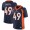 Nike Denver Broncos #49 Dennis Smith Navy Blue Alternate Men's Stitched NFL Vapor Untouchable Limited Jersey