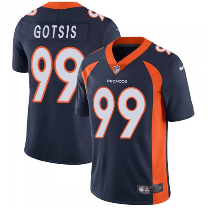 Nike Denver Broncos #99 Adam Gotsis Navy Blue Alternate Men's Stitched NFL Vapor Untouchable Limited Jersey