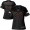 Nike Broncos #28 Royce Freeman Black Women's NFL Fashion Game Jersey