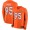 Nike Broncos 95 Derek Wolfe Orange Team Color Men's Stitched NFL Limited Therma Long Sleeve Jersey