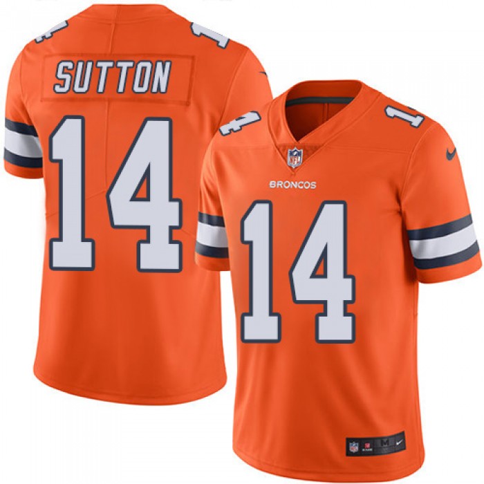 Nike Broncos #14 Courtland Sutton Orange Youth Stitched NFL Limited Rush Jersey