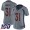 Nike Broncos #31 Justin Simmons Gray Women's Stitched NFL Limited Inverted Legend 100th Season Jersey