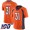 Nike Broncos #31 Justin Simmons Orange Men's Stitched NFL 100th Season Vapor Limited Jersey