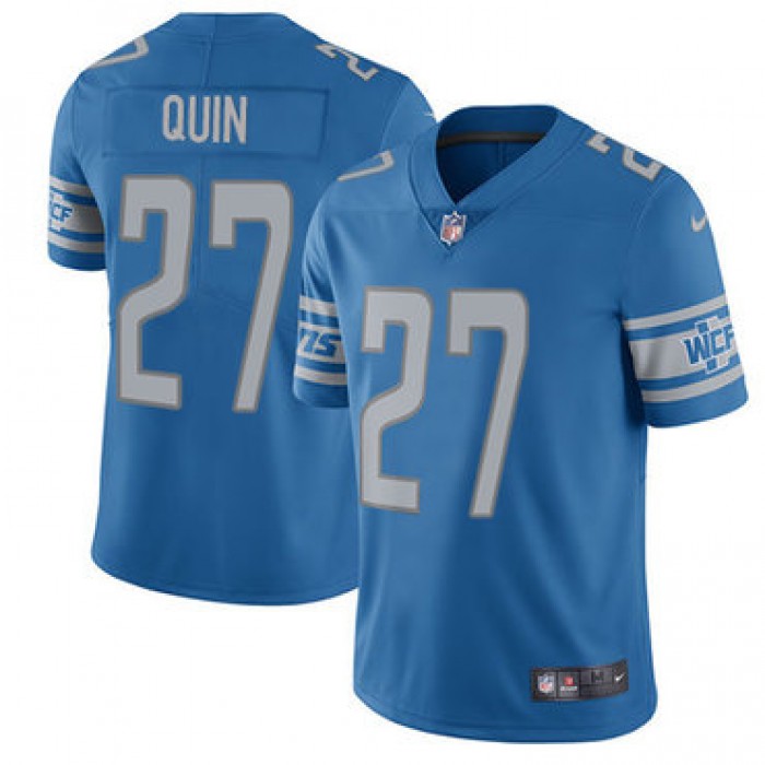 Nike Men's Detroit Lions #27 Glover Quin Vapor Untouchable Limited Light Blue Home Jersey