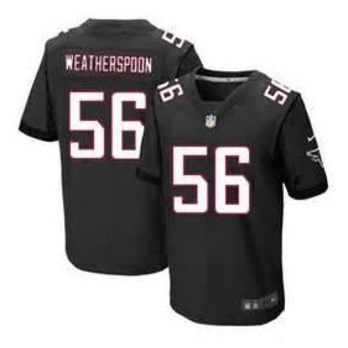 Nike Atlanta Falcons #56 Sean Weatherspoon Black Elite Jersey