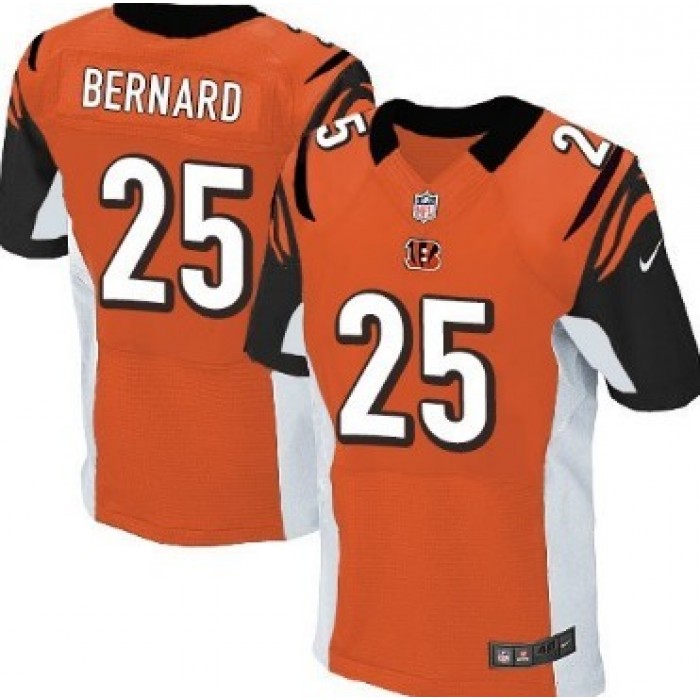 Nike Cincinnati Bengals #25 Giovani Bernard Orange Elite Jersey
