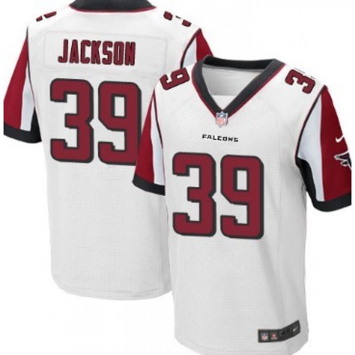 Nike Atlanta Falcons #39 Steven Jackson White Elite Jersey