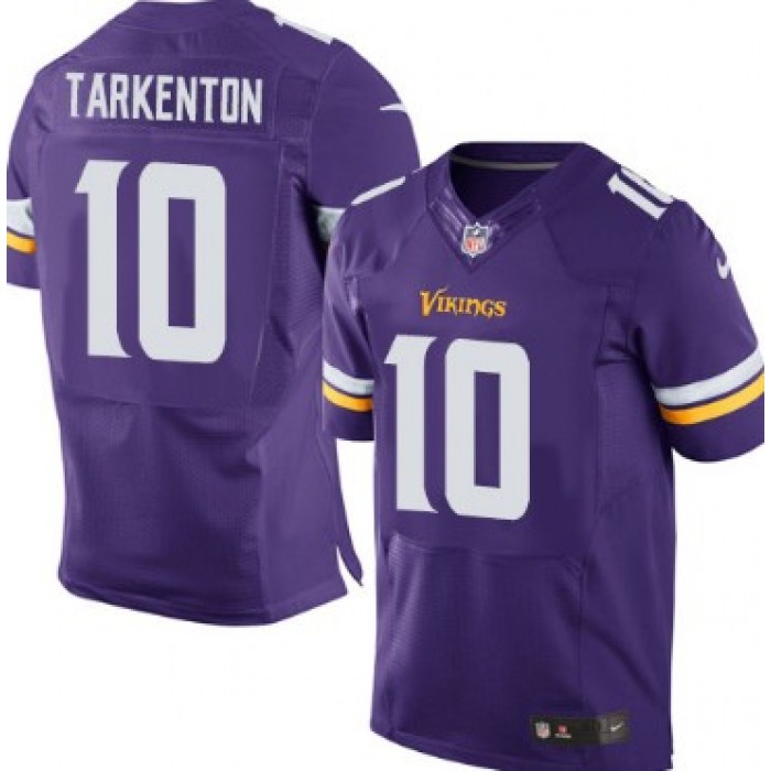 Nike Minnesota Vikings #10 Fran Tarkenton 2013 Purple Elite Jersey