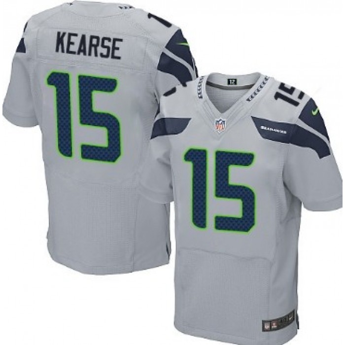 Nike Seattle Seahawks #15 Jermaine Kearse Gray Elite Jersey