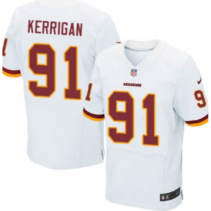 Nike Washington Redskins #91 Ryan Kerrigan 2013 White Elite Jersey