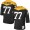 Men's Pittsburgh Steelers #77 Marcus Gilbert Black 1967 Home Throwback NFL Jersey