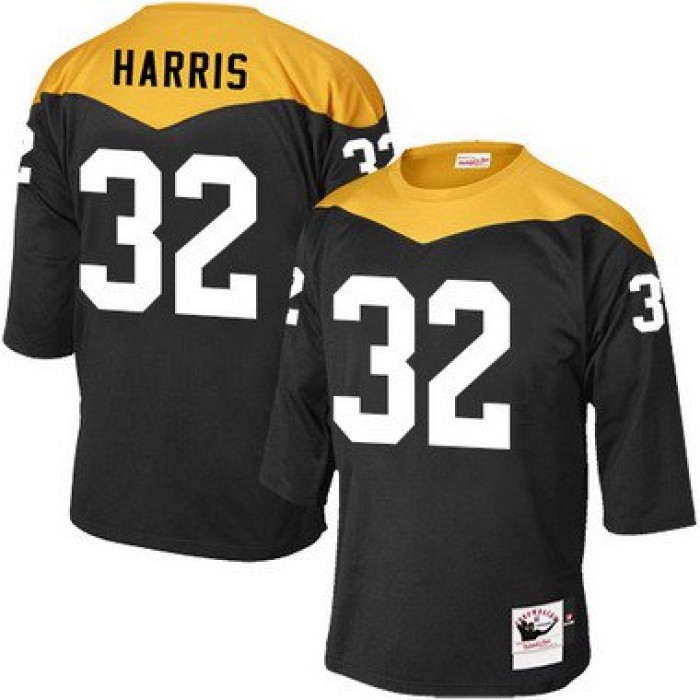 Men's Pittsburgh Steelers #32 Franco Harris Black Retired Player 1967 Home Throwback NFL Jersey