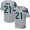 Men's Seattle Seahawks #21 Tye Smith Gray Alternate NFL Nike Elite Jersey