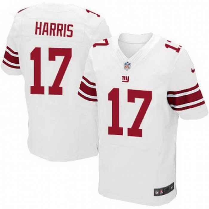 Men's New York Giants #17 Dwayne Harris White Road NFL Nike Elite Jersey