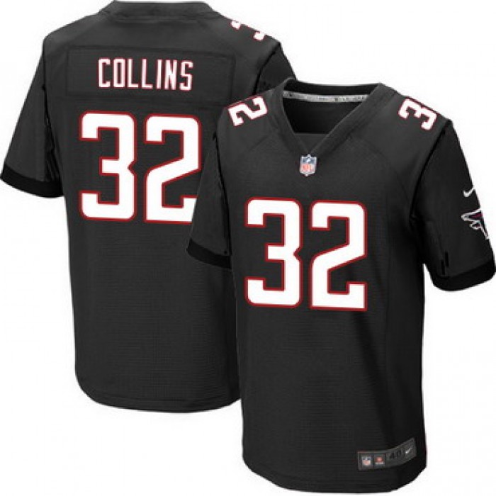 Men's Atlanta Falcons #32 Jalen Collins Black Alternate NFL Nike Elite Jersey