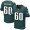 Men's Philadelphia Eagles #60 Chuck Bednarik Midnight Green Retired Player NFL Nike Elite Jersey