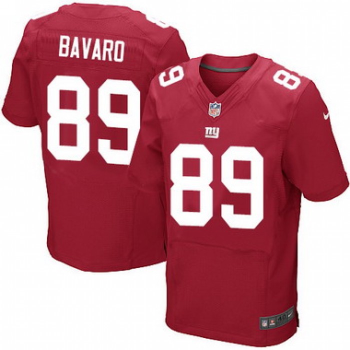 Men's New York Giants #89 Mark Bavaro Red Alternate NFL Nike Elite Jersey