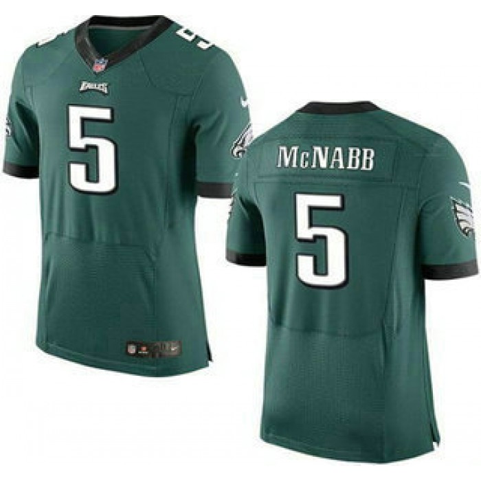 Men's Philadelphia Eagles #5 Donovan McNabb Midnight Green Retired Player NFL Nike Elite Jersey