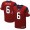 Men's Houston Texans #6 T. J. Yates Red Alternate NFL Nike Elite Jersey