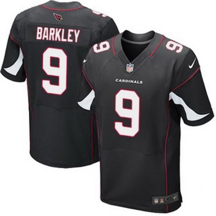 Men's Arizona Cardinals #9 Matt Barkley Black Alternate NFL Nike Elite Jersey