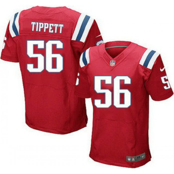 New England Patriots #56 Andre Tippett Red Retired Player NFL Nike Elite Jersey