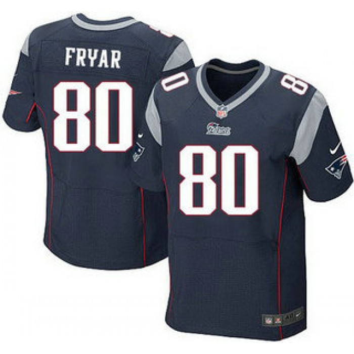 New England Patriots #80 Irving Fryar Navy Blue Retired Player NFL Nike Elite Jersey