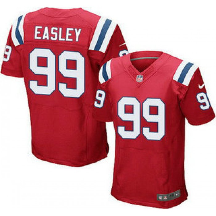 New England Patriots #99 Dominique Easley Red Alternate NFL Nike Elite Jersey