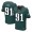 Philadelphia Eagles #91 Fletcher Cox Midnight Green Team Color NFL Nike Elite Jersey